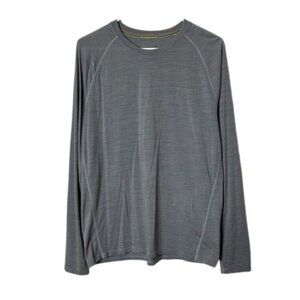Smartwool gray 150 merino long sleeve base layer top Men's M